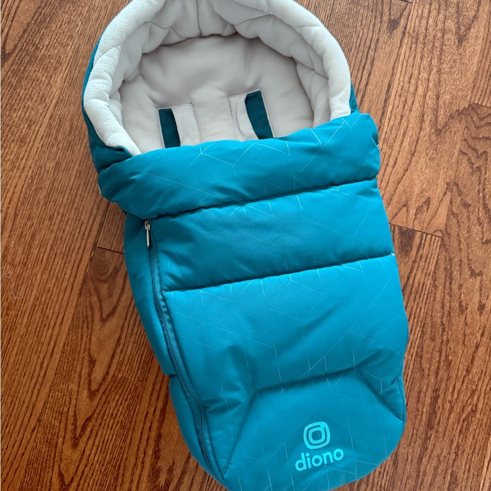 Diono Teal Baby Footmuff / Insulated Stroller Sleeping Bag / Winter Pod